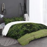 yanfind Bedding Set of 3 (1 Cover, 2 Bed Pillowcase Without Sheet)Fir Images Land Slowenia Grassland Public Grass Wallpapers Plant Meadow Outdoors Tree Duvet Cover personalization