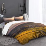 yanfind Bedding Set of 3 (1 Cover, 2 Bed Pillowcase Without Sheet)Enviromental Images Engine Mölsheim Renewable Landscape Enviroment Agriculture Wine Energy Wind Duvet Cover personalization