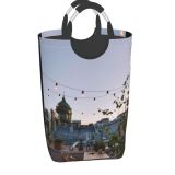 YANFIND Plants Petersburg Lamp Lights Roofs Dome Landscape Balcony Light Buildings Church St Storage Organizer Foldable Bucket Washing Bin Dirty Clothes Bag For Home Bathroom Bedroom Dorm