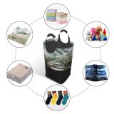YANFIND Plants Fog Flowers Adventure Landscape Daylight Staircase Travel Snow Climb Majestic Outdoors Storage Organizer Foldable Bucket Washing Bin Dirty Clothes Bag For Home Bathroom Bedroom Dorm