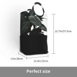 YANFIND Plants Freshness Plant Fresh Houseplant Indoor Growth Leaves Rubber Grayscale Texture Storage Organizer Foldable Bucket Washing Bin Dirty Clothes Bag For Home Bathroom Bedroom Dorm