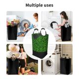 YANFIND Plants Park Greenery Bush Growth Outdoor Garden Outdoors Leaves Wall Storage Organizer Foldable Bucket Washing Bin Dirty Clothes Bag For Home Bathroom Bedroom Dorm