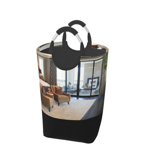 YANFIND Plants Fireplace Family Pillows Trading Design Lamp Home Hidden Window Potted Balcony Storage Organizer Foldable Bucket Washing Bin Dirty Clothes Bag For Home Bathroom Bedroom Dorm