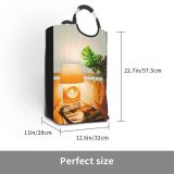 YANFIND Plants Glass Lampshade Vase Light Lamp Flower Leaves Magazines Growth Monstera Storage Organizer Foldable Bucket Washing Bin Dirty Clothes Bag For Home Bathroom Bedroom Dorm