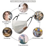 YANFIND Breathing valve mask with filters Aerial Photography Asia Atlantic Ocean Beach Sand Beatiful Landscape Beauty In Nature Dust Washable Reusable Filter and Reusable
