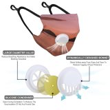 YANFIND Breathing valve mask with filters Aerial Photography Shot Bay Beach Cars Daylight Dji Mavic Pro Drone Dust Washable Reusable Filter and Reusable