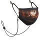 YANFIND Mask with Filter Element Aflame Burning Cozy Dark Fire Fireplace Firewood Flame Focus Grate Hearth Dust Washable Reusable Filter and Reusable