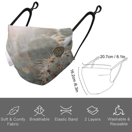 YANFIND Breathing valve mask with filters Antenna Beautiful Blue Butterfly Delicate Insect Invertebrate Lepidoptera Little Moth Soil Dust Washable Reusable Filter and Reusable