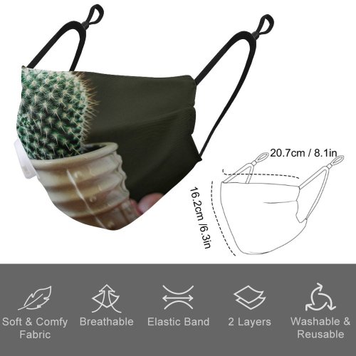YANFIND Breathing valve mask with filters Afterglow Backlit Beach Community Dark Dawn Dusk Friends Group Leisure Nature Ocean Dust Washable Reusable Filter and Reusable