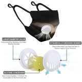 YANFIND Breathing valve mask with filters Agriculture Countryside Cropland Dark Dawn Dusk Evening Farm Farmland Field Hay Bales Dust Washable Reusable Filter and Reusable