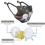 YANFIND Breathing valve mask with filters Aerial Shot Coral Deep Diving Marine Ocean Outdoors Reef Scuba Sea Seascape Dust Washable Reusable Filter and Reusable