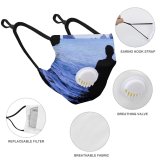YANFIND Breathing valve mask with filters Aerial Shot Bird's View Daylight Desert Environment From Above Landscape Dust Washable Reusable Filter and Reusable