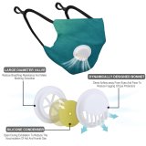 YANFIND Breathing valve mask with filters Agra Architectural Design Architecture Black And White Building Crowd Dark Dome Doorway Dust Washable Reusable Filter and Reusable