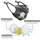 YANFIND Breathing valve mask with filters Aerial Shot Bird's View Car Daylight Desert Drone Footage Dusty Road Dust Washable Reusable Filter and Reusable