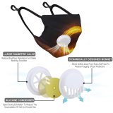 YANFIND Breathing valve mask with filters Affection Beach Bonding Boyfriend Bw Caress Coast Couple Date Fondness Gentle Dust Washable Reusable Filter and Reusable
