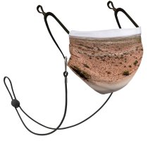 YANFIND Mask with Filter Element Aerial Photography Arid Barren Birds View Bushes Countryside Daylight Desert Dry Dust Washable Reusable Filter and Reusable