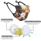 YANFIND Breathing valve mask with filters Agriculture Animal Farming Animals Close Up Countryside Desert Domestic Donkeys Eating Farm Dust Washable Reusable Filter and Reusable