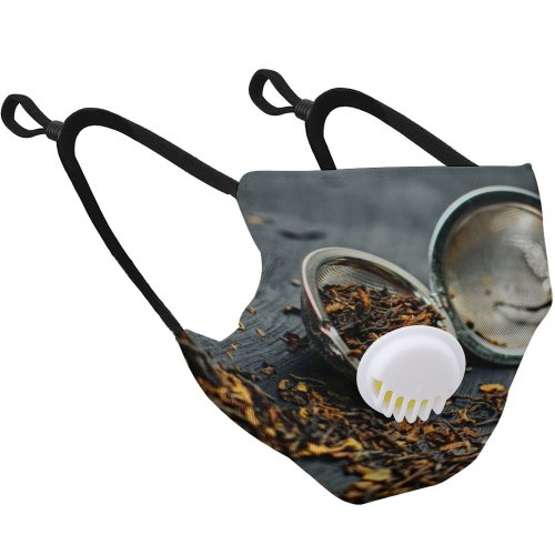 YANFIND Breathing valve mask with filters Afternoon Banner Images Beach Black And White Body Of Water Close Up Dust Washable Reusable Filter and Reusable