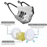 YANFIND Breathing valve mask with filters Aerial Shot Beach Bird's View Drone Footage Epic From Above Ocean Dust Washable Reusable Filter and Reusable