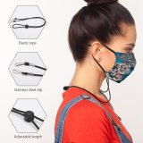 YANFIND Mask with Filter Element Aerial Shot Birds View City From Above Lofoten Norway Sea Dust Washable Reusable Filter and Reusable