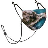 YANFIND Mask with Filter Element Aerial Photography Shot Bali Beach Beautiful Birds View Color Daylight Dji Dust Washable Reusable Filter and Reusable