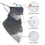 Yanfind Ear Loops Balaclava Winter Road Snow Clouds Landscape Sky Travel UV Protection Face Bandanas Scarf for Women Men Motorcycle