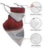Yanfind Ear Loops Balaclava Winding Road Cape Breton Scotia Landscape Land Scape Natural Travel UV Protection Face Bandanas Scarf for Women Men Motorcycle