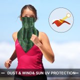 Yanfind Ear Loops Balaclava Woods Trees Trunks Floor Forest UV Protection Face Bandanas Scarf for Women Men Motorcycle