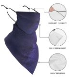 Yanfin Ear Loops Balaclava Sky Milky Exploration Astronomy Way Forest Starry Night Perspective Trees Constellation UV Protection Face Bandanas Scarf for Women Men Motorcycle