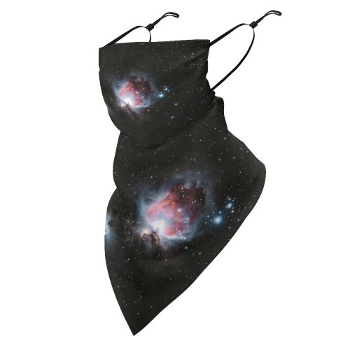 Yanfin Ear Loops Balaclava Supernova Astrophotography Desktop Milky Space Nebula Galaxy Cosmos Celestial Stellar Pretty UV Protection Face Bandanas Scarf for Women Men Motorcycle