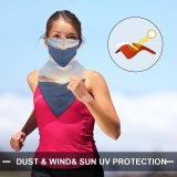 Yanfind Ear Loops Balaclava Winter Sky Clouds Snow Landscape UV Protection Face Bandanas Scarf for Women Men Motorcycle