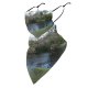 Yanfind Ear Loops Balaclava Wilderness River Plants Trees Natural Lake Waterlilies Landscape Usa Flora UV Protection Face Bandanas Scarf for Women Men Motorcycle