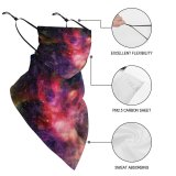Yanfin Ear Loops Balaclava Space Sky Night Outer Deep Nebula Nebulae Cloud Abstract Darkness Dark012 UV Protection Face Bandanas Scarf for Women Men Motorcycle