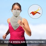Yanfind Ear Loops Balaclava Winter Road Snow Clouds Landscape Sky Travel Sepia Field UV Protection Face Bandanas Scarf for Women Men Motorcycle