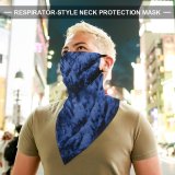 Yanfind Ear Loops Balaclava Winter Landscape Trees Pines Snow Branches Woods UV Protection Face Bandanas Scarf for Women Men Motorcycle