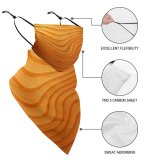 Yanfind Ear Loops Balaclava Wood Texture Abstract Ancient Balk Blend Board Branch Carpenter Carpentry Closeup Construction UV Protection Face Bandanas Scarf for Women Men Motorcycle