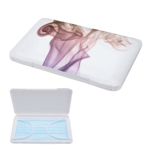 Yanfind Portable Mask Case Storage Bag Smooth Abstract Aroma Burning Curve Delicate Dynamic Flow Incense Light Mist Motion