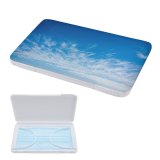 Yanfind Portable Mask Case Storage Bag Sky Cloud Clouds Simple