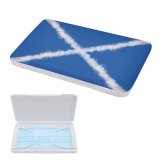 Yanfind Portable Mask Case Storage Bag Scotland Scottish Flag Cloud Trail Sky Clouds Cloudy Symmetry Symmetric Symmetrical Texture