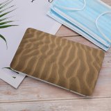 Yanfind Portable Mask Case Storage Bag Sand Ripples Desert Texture Heat Macro SandDune Abstract Beach Rippled Gold Spain