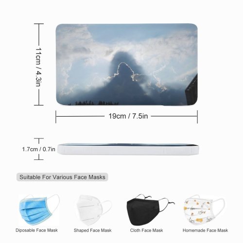 Yanfind Portable Mask Case Storage Bag Sky Dramatic Clouds Cloudy Abstract
