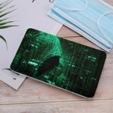 Yanfind Portable Mask Case Storage Bag Security Technology Virtual Cyber Code Data Hacker Attack Abstract Binary Concept Dark