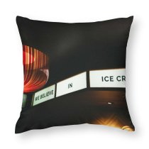 Polyester Pillow Case Dark Design Illuminated Lamp Technology Travel Light Display Outdoors Signage Art Conceptual