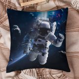 Polyester Pillow Case Vadim Sadovski Space Astronaut Asteroids Planet Space Travel Gravity