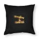 Polyester Pillow Case Daria Shevtsova Black Dark Quotes Everything Is Connected Neon