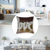 Polyester Pillow Case Word Joy Alphabet Bigday Ourday PNG Venue Big Togetherness Inspirational Partners