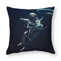 Polyester Pillow Case Vadim Sadovski Space Astronaut Suit Dark Lost Adventure