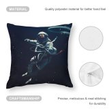 Polyester Pillow Case Vadim Sadovski Space Astronaut Suit Dark Lost Adventure
