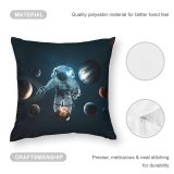 Polyester Pillow Case Vadim Sadovski Space Astronaut Planetary System Suit Travel Orbital Ring Solar