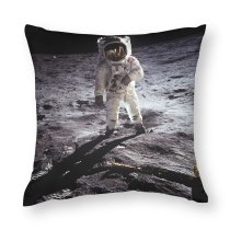 Polyester Pillow Case Space Black Dark Astronaut NASA USA Lunar Spacesuit Space Exploration